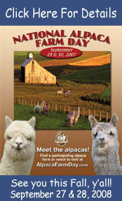 National Alpaca Farm Day Poster